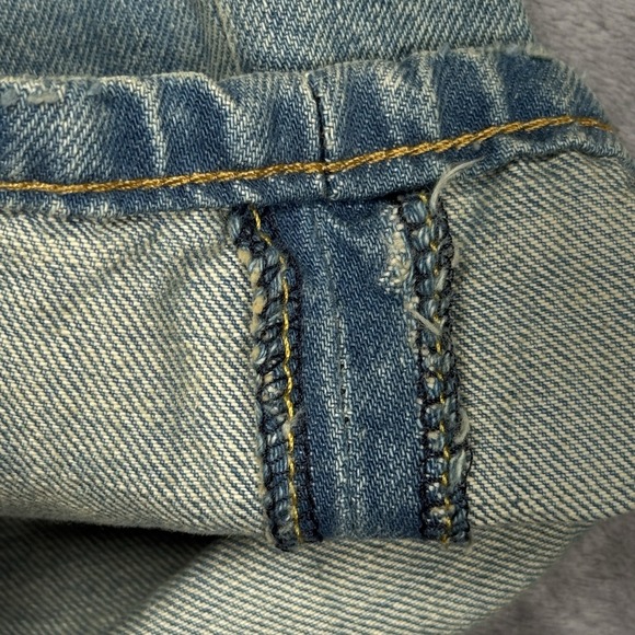 Polo Ralph Lauren Jeans Men's 36x32 Classic Fit Blue Denim Selvedge Distressed - Picture 6 of 13